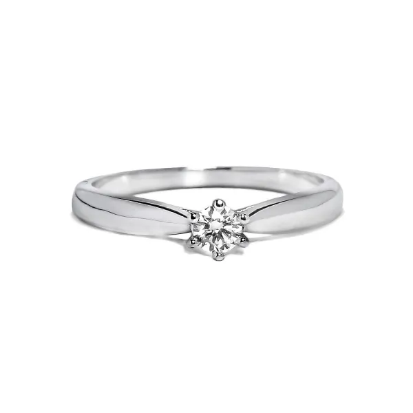 Blink-Blink Zásnubný prsteň z bieleho zlata s diamantom 0.20 ct1020BDG-2