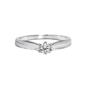 Blink-Blink Zásnubný prsteň z bieleho zlata s diamantom 0.20 ct1020BDG-2