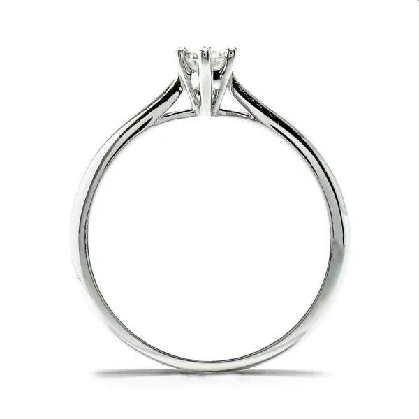 Blink-Blink Zásnubný prsteň z bieleho zlata s diamantom 0.20 ct1020BDG-2