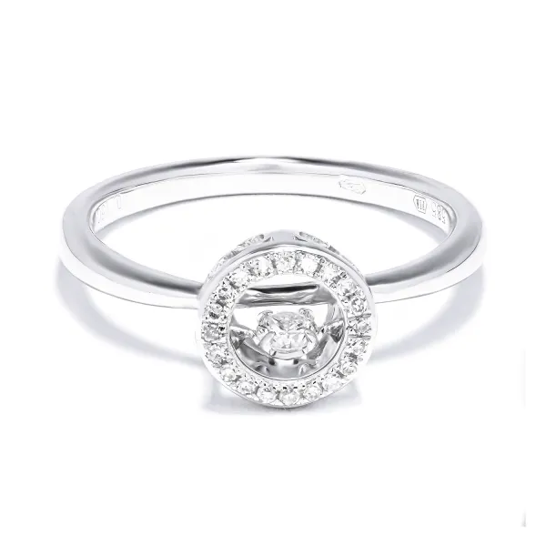 Blink-Blink Elegantný diamantový prsteň 0.15 ct1660BDA