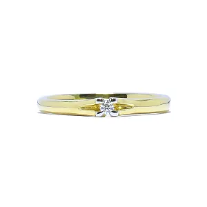 Blink-Blink Jemný prsteň s diamantom 0.02 ct1184ZDG