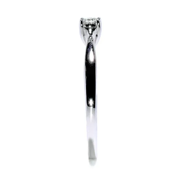Blink-Blink Zásnubný prsteň z bieleho zlata s diamantom 0.10 ct1176BDG