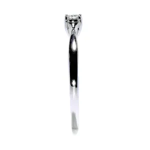 Blink-Blink Zásnubný prsteň z bieleho zlata s diamantom 0.10 ct1176BDG