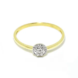 Blink-Blink Elegantný diamantový prsteň 0.10 ct1448ZDG