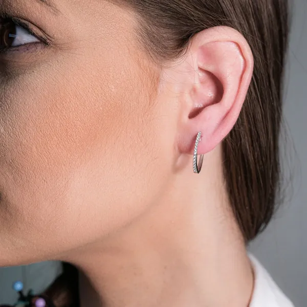 Blink-Blink Luxusné diamantové náušnice biele zlato 0.30 ct3342BDA