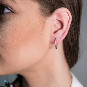 Blink-Blink Luxusné diamantové náušnice biele zlato 0.30 ct3342BDA