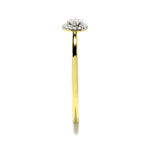Blink-Blink Elegantný diamantový prsteň 0.10 ct1448ZDG