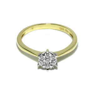 Blink-Blink Luxusný diamantový prsteň 0.21ct1502ZDG