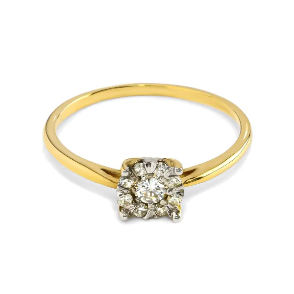 Blink-Blink Jedinečný diamantový prsteň 0.24 ct1510ZDG