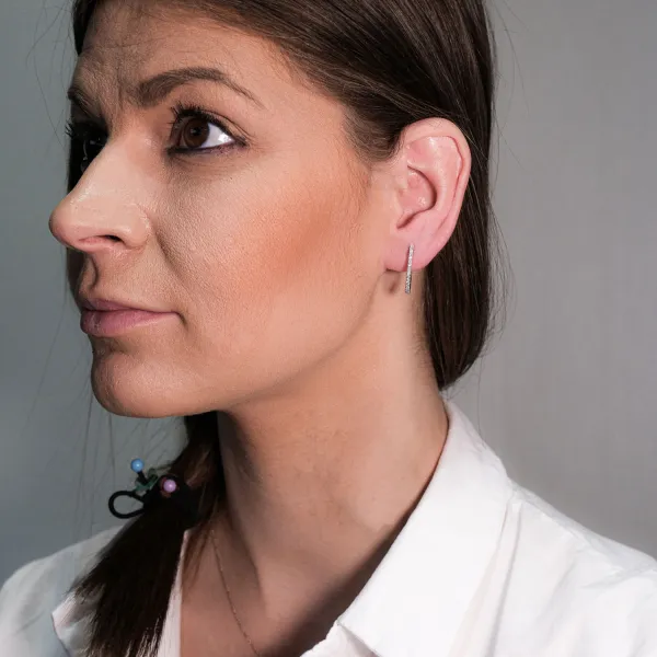 Blink-Blink Luxusné diamantové náušnice biele zlato 0.30 ct3342BDA