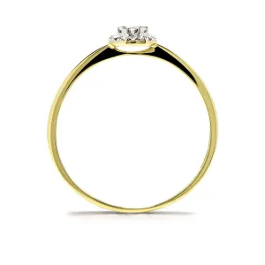 Blink-Blink Elegantný diamantový prsteň 0.10 ct1448ZDG
