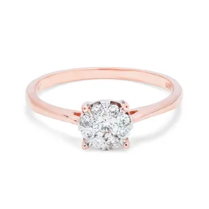 Blink-Blink Jedinečný diamantový prsteň 0.24 ct1508RDG