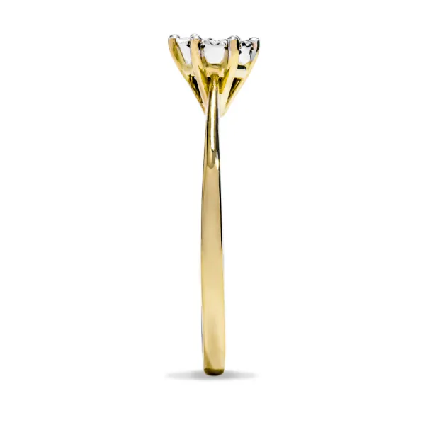 Blink-Blink Luxusný diamantový zásnubný prsteň 0.15 ct1506ZDG