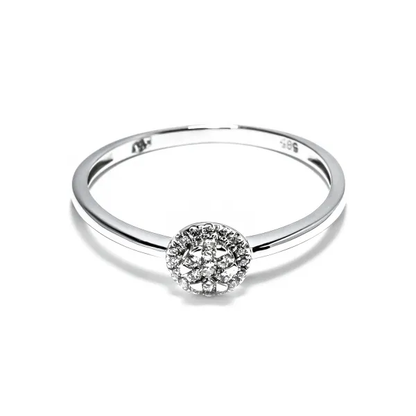Blink-Blink Elegantný diamantový prsteň 0.12 ct1450BDG