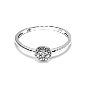 Blink-Blink Elegantný diamantový prsteň 0.12 ct1450BDG