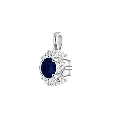 Blink-Blink Luxusný diamantový prívesok so Zafírom4262BZZS