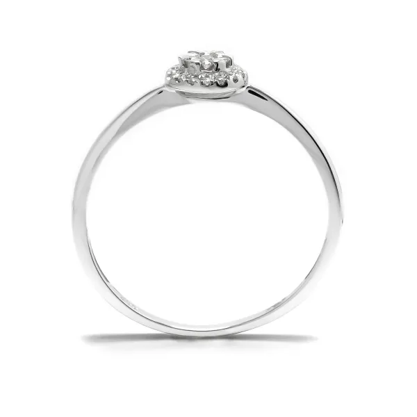 Blink-Blink Elegantný diamantový prsteň 0.12 ct1450BDG