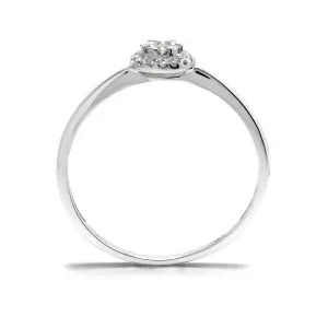 Blink-Blink Elegantný diamantový prsteň 0.12 ct1450BDG