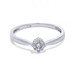 Blink-Blink Jemný diamantový prsteň biele zlato 0.06 ct1434BDG