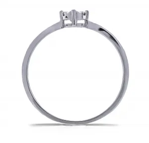 Blink-Blink Jemný diamantový prsteň biele zlato 0.06 ct1434BDG