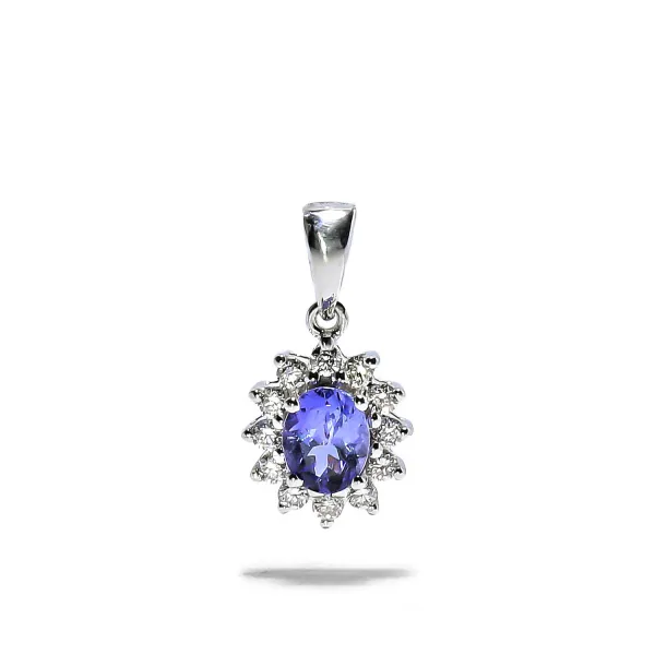Blink-Blink Luxusný diamantový prívesok s Tanzanitom4250BTaG
