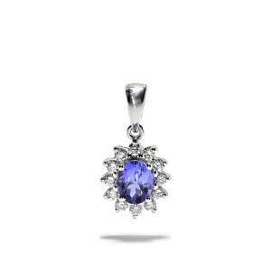 Blink-Blink Luxusný diamantový prívesok s Tanzanitom4250BTaG