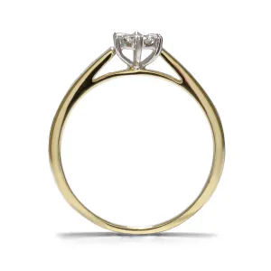 Blink-Blink Jedinečný diamantový prsteň 0.10 ct1500ZDG
