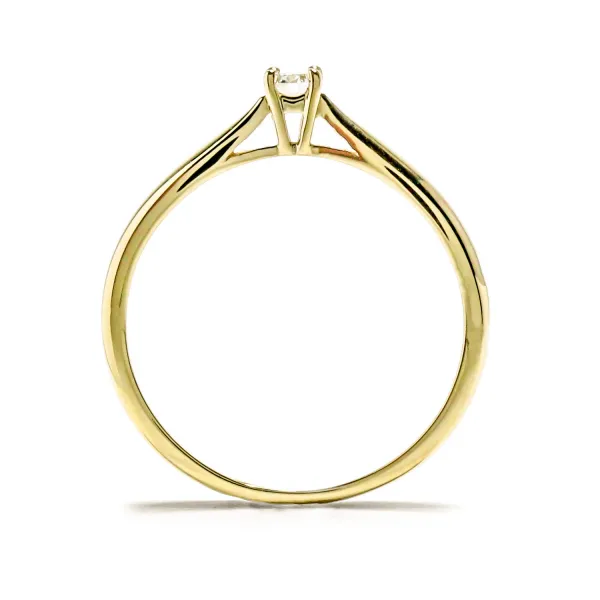 Blink-Blink Elegantný diamantový prsteň 0.08 ct1108ZDG