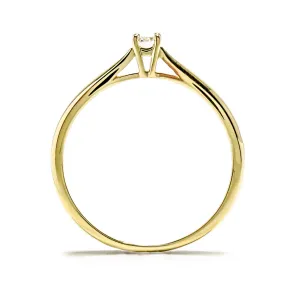 Blink-Blink Elegantný diamantový prsteň 0.08 ct1108ZDG