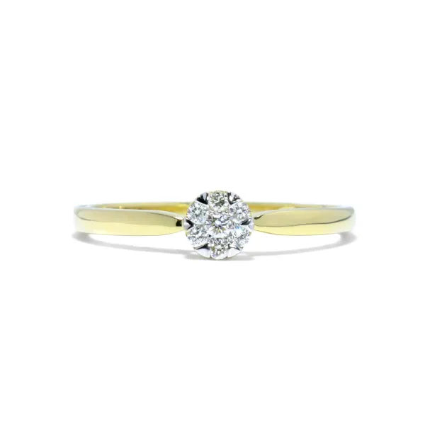 Blink-Blink Jedinečný diamantový prsteň 0.10 ct1432ZDG0.10