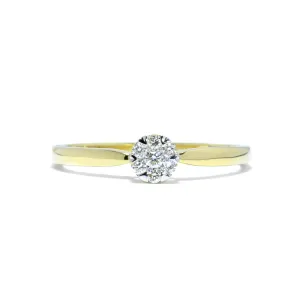 Blink-Blink Jedinečný diamantový prsteň 0.10 ct1432ZDG0.10