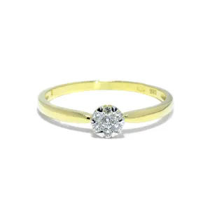 Blink-Blink Jedinečný diamantový prsteň 0.10 ct1432ZDG0.10