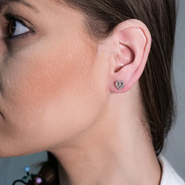 Blink-Blink Luxusné diamantové náušnice zo žltého zlata 0.24 ct3062ZDA