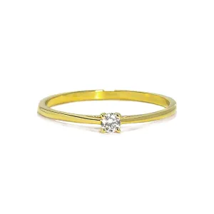 Blink-Blink Elegantný diamantový prsteň 0.08 ct1158ZDG