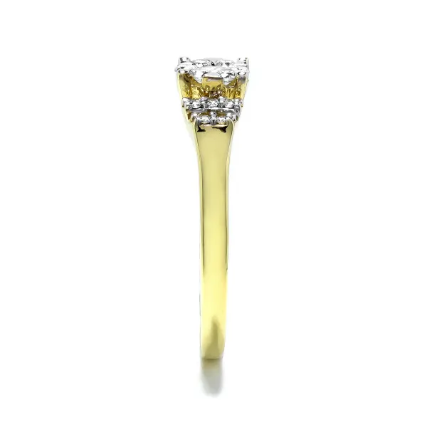 Blink-Blink Elegantný prsteň zo zlata s diamantami 0.21 ct1554ZDG