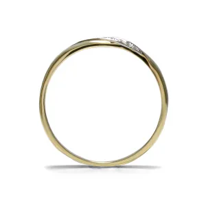 Blink-Blink Elegantný diamantový prsteň 0.03 ct1314ZDG