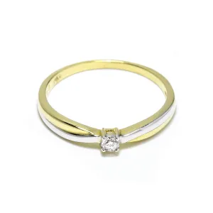 Blink-Blink Kombinovaný diamantový prsteň 0.05 ct1307ZbDG