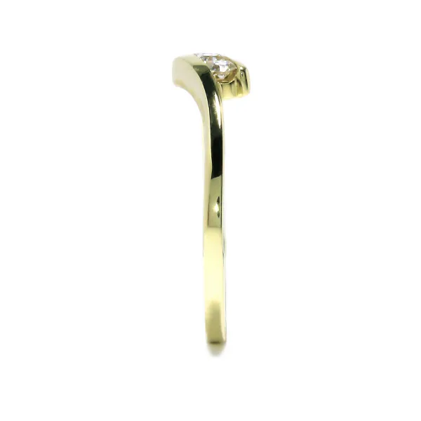 Blink-Blink Briliantový prsteň zo žltého zlata 0.14 ct1327ZDG
