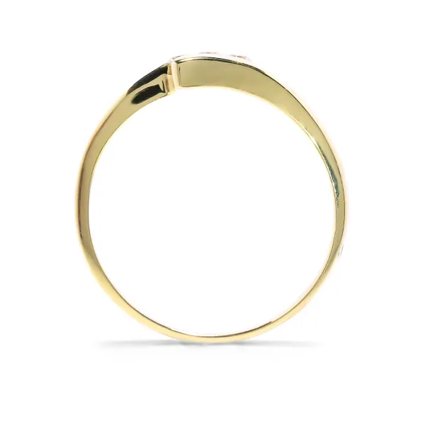 Blink-Blink Briliantový prsteň zo žltého zlata 0.14 ct1327ZDG