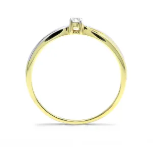 Blink-Blink Kombinovaný diamantový prsteň 0.05 ct1307ZbDG