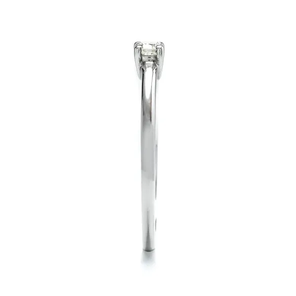 Blink-Blink Elegantný prsteň z bieleho zlata s diamantom 0.10 ct1174BDG