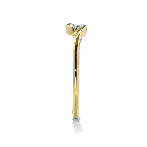 Blink-Blink Jemný diamantový zlatý prsteň 0.02 ct1322ZDG