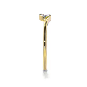 Blink-Blink Jemný diamantový zlatý prsteň 0.02 ct1322ZDG
