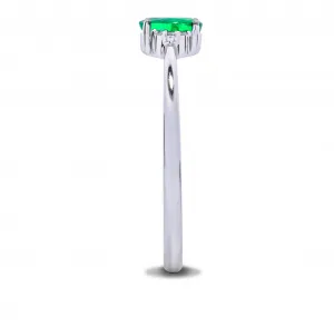 Blink-Blink Elegantný prsteň so Smaragdom a diamantmi2250BSA