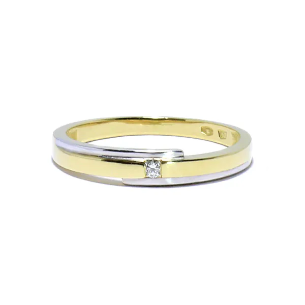 Blink-Blink Kombinovaný diamantový prsteň 0.05 ct1306ZDG