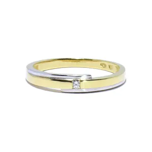 Blink-Blink Kombinovaný diamantový prsteň 0.05 ct1306ZDG