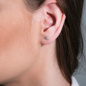 Blink-Blink Decentné diamantové náušnice žlté zlato 0.15 ct3085ZDG