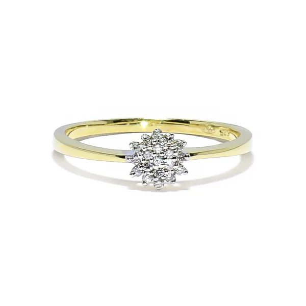 Blink-Blink Elegantný prsteň s diamantmi 0.11 ct1526ZDG
