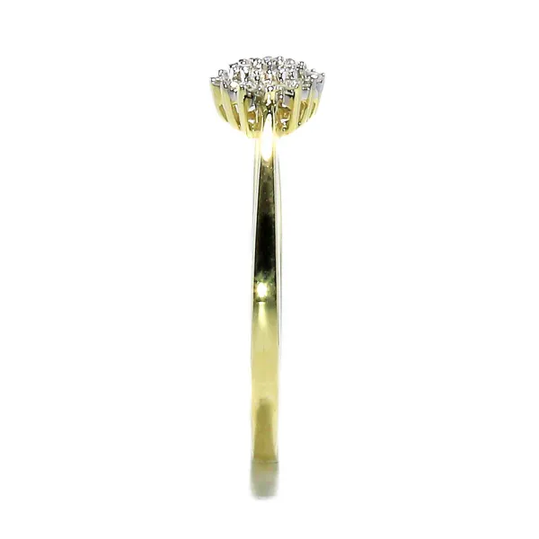 Blink-Blink Elegantný prsteň s diamantmi 0.11 ct1526ZDG