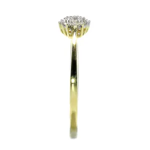 Blink-Blink Elegantný prsteň s diamantmi 0.11 ct1526ZDG
